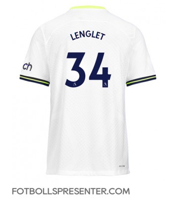 Tottenham Hotspur Clement Lenglet #34 Hemma Matchtröja 2022-23 Kortärmad